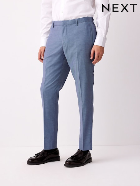 Blue Skinny Fit Suit Trousers (E93273) | £45