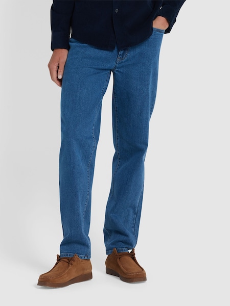 Farah Blue Norwood Stretch Jeans (E93591) | £70