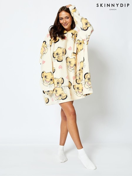 Skinnydip Multi Disney Simba Blanket Hoodie (E93756) | £38