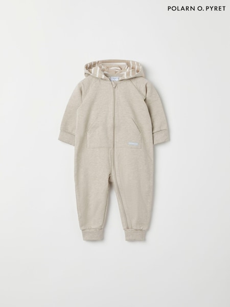 Polarn O. Pyret Natural Organic Cotton Blend All-In-One (E93897) | £28
