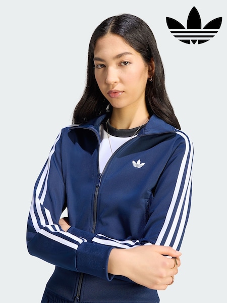 Blue - Adidas Originals Firebird Classic Track Jacket