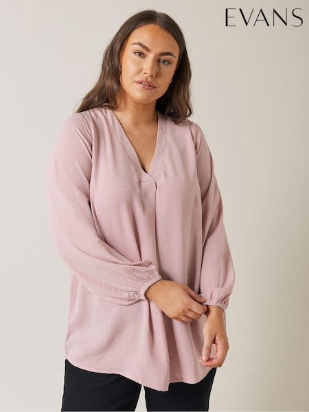 Evans Pleated Front Top (E93912) | £36