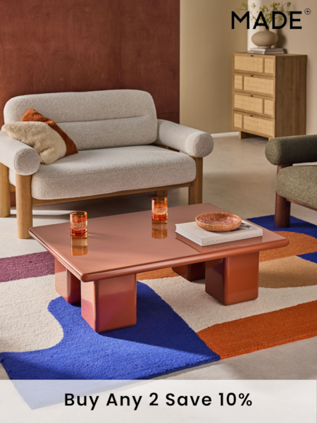 MADE.COM Rust Orange Lacey Coffee Table (E94163) | £379