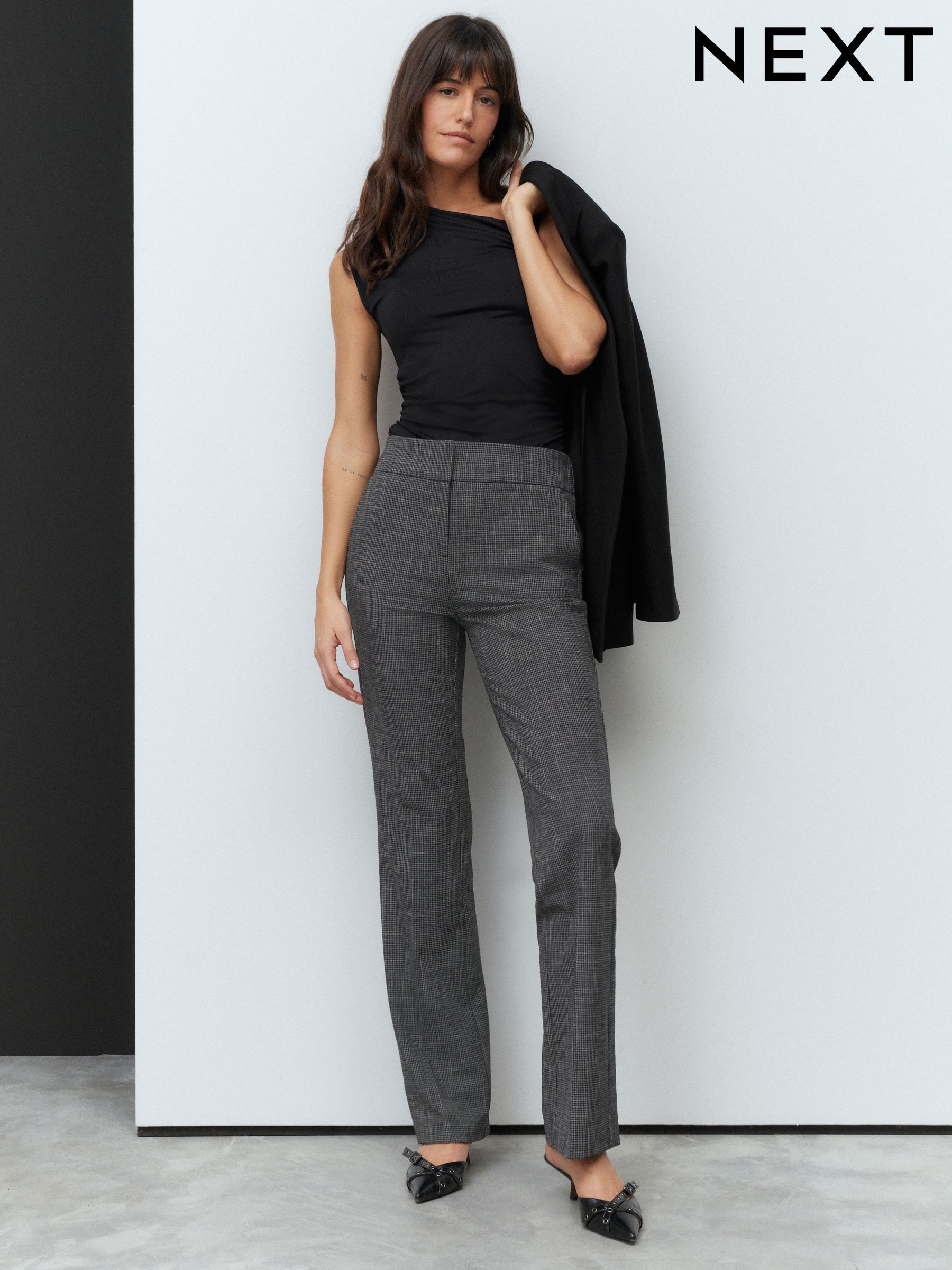 Womens Grey Trousers | Grey Slim \u0026 Skinny Fit Trousers | Next