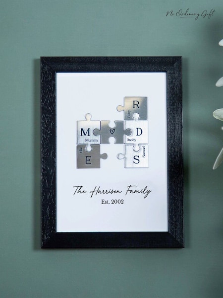 Family Puzzle Pieces A5 Print by No Ordinary Gift (E94469) | £35