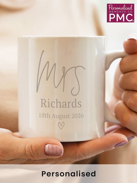 Personalised Mrs Mug by PMC (E94570) | £14