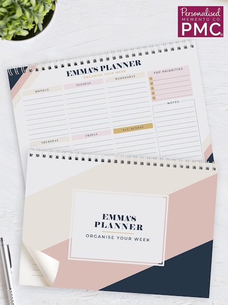 Personalised Desk Planner by PMC (E94578) | £16