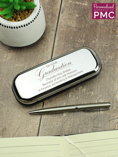 Personalised Graduation Pen and Box Set by PMC (E94637) | £22
