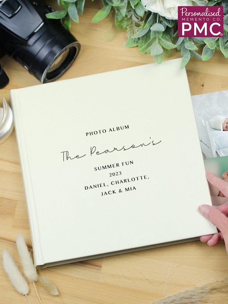 Personalised Square Photo Album by PMC (E94667) | £25