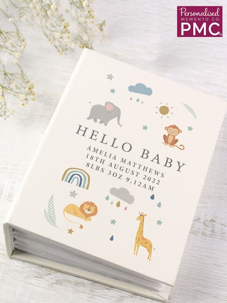 Personalised Zoo Animals 6x4 Photo Album by PMC (E94674) | £18