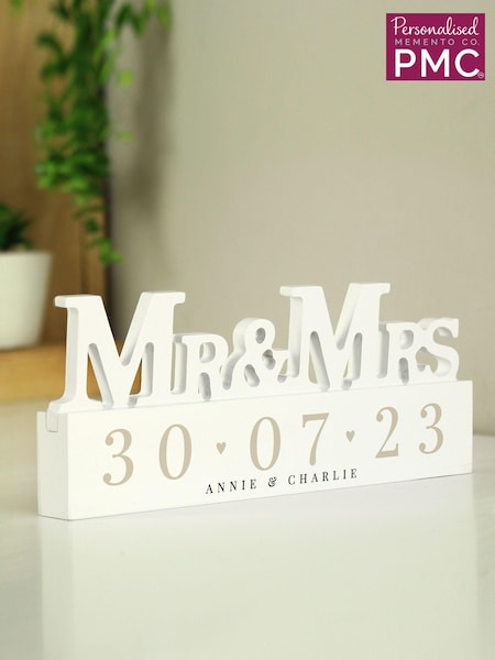 Personalised Mr & Mrs Ornament by PMC (E94676) | £17