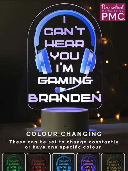 Personalised Gaming LED Light by PMC (E94757) | £25