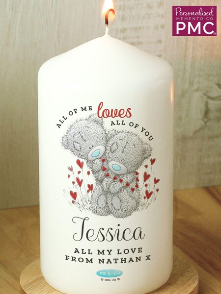 Personalised Me to You Love Pillar Candle by PMC (E94760) | £17