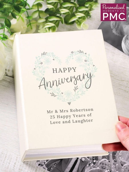 Personalised Anniversary 6x4 Photo Album by PMC (E94764) | £18