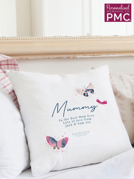 Personalised Butterfly Cushion by PMC (E94768) | £24