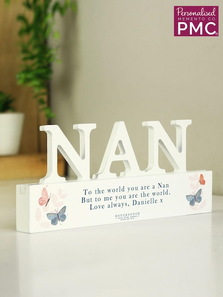 Personalised Wooden Nan Ornament by PMC (E94769) | £17