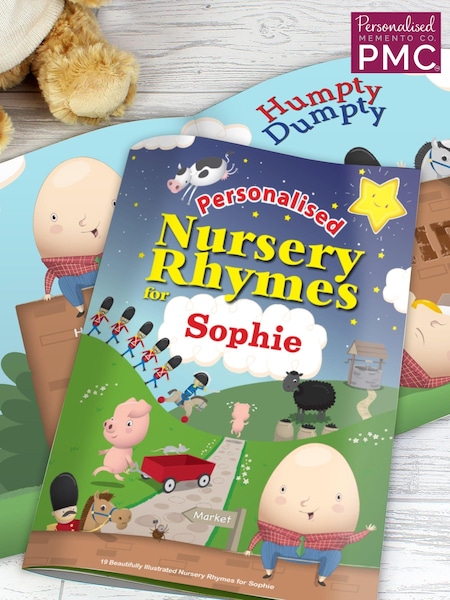 Personalised Nursery Rhyme Book by PMC (E94776) | £12