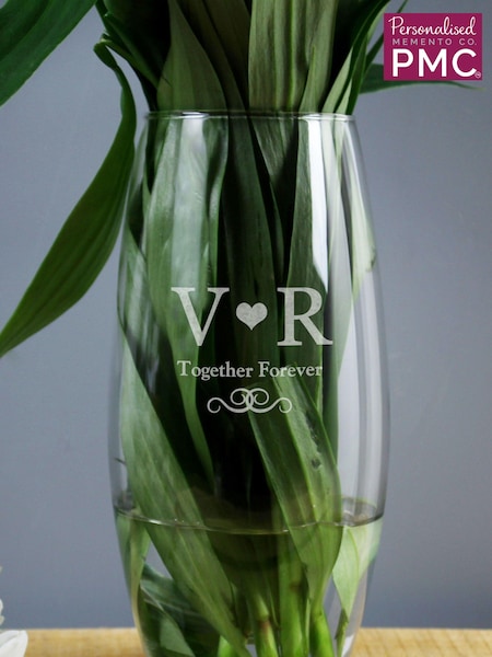 Natural Personalised Monogram Bullet Vase by PMC (E94778) | £20