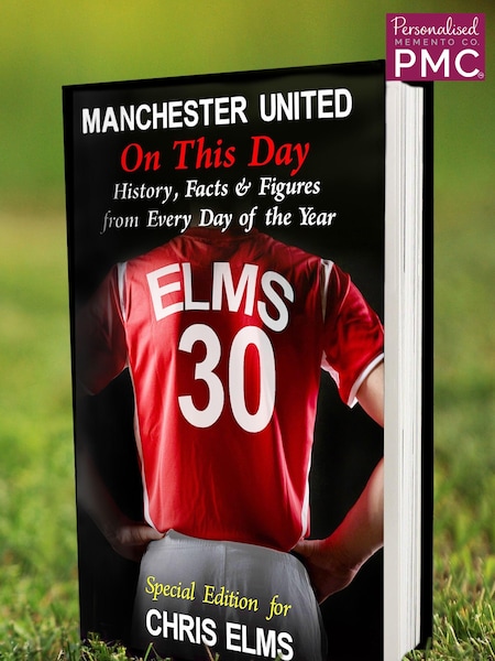 Personalised Manchester United On This Day Book by PMC (E94784) | £20