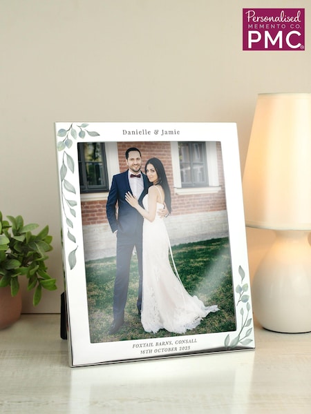 Personalised Botanical 8 x 10 Photo Frame by PMC (E94804) | £20