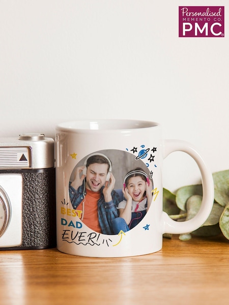 PMC Personalised Best Ever Photo Upload White Mug (E94819) | £14