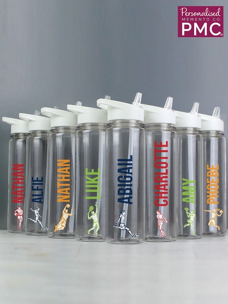 Natural Personalised Sports Water Bottle by PMC (E94856) | £16