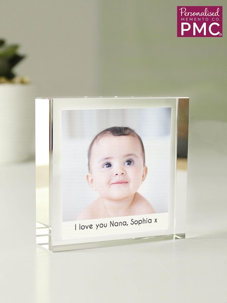 Personalised Photo Upload Crystal Token Ornament by PMC (E94859) | £17