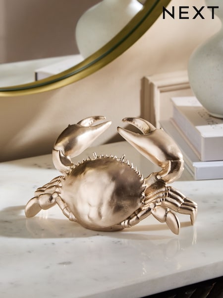 Gold Crab Ornament (E94883) | £15