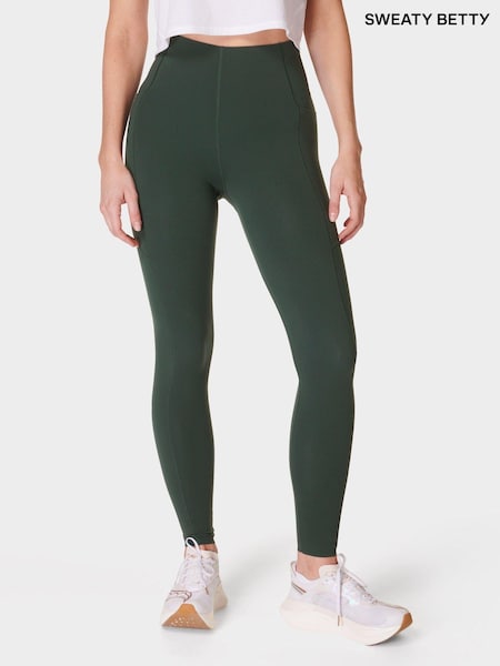 Sweaty Betty Green Full Length Power UltraSculpt High Waist Workout Leggings (E94914) | £88