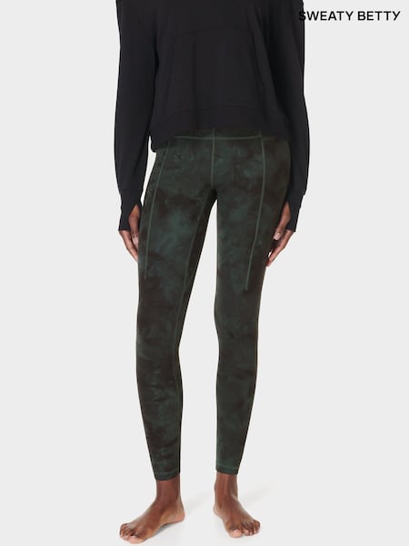 Sweaty Betty Green Full Length Super Soft Yoga Leggings (E94915) | £88