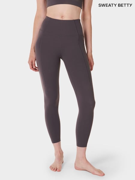 Sweaty Betty Grey 7/8 Length Super Soft Yoga Leggings (E95009) | £88