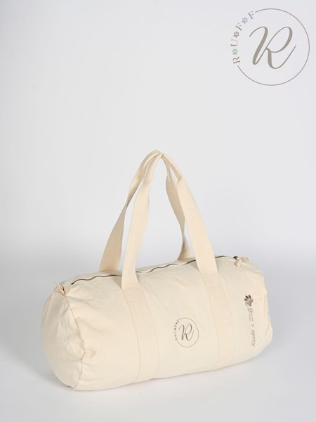 Personalised Organic Barrell Bag by RUFF (E95193) | £44