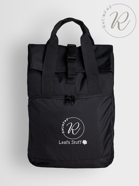 Personalised Luxury Roll Top Backpack by RUFF (E95220) | £48