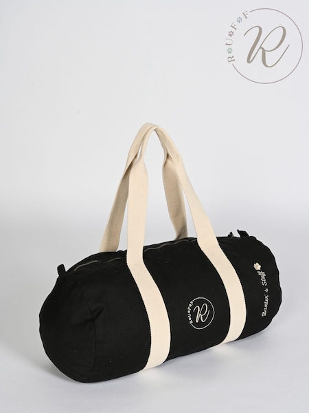 Personalised Organic Barrell Bag by RUFF (E95225) | £44