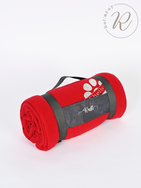 Personalised Travel Blanket by RUFF (E95234) | £39