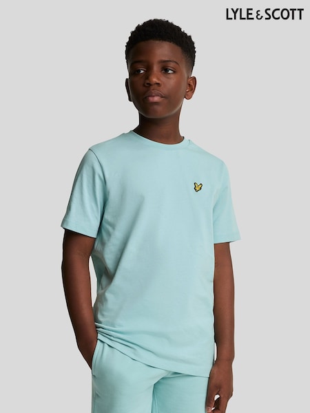 Lyle & Scott Blue Boys Essentials Crew Neck T-Shirt (E95368) | £22