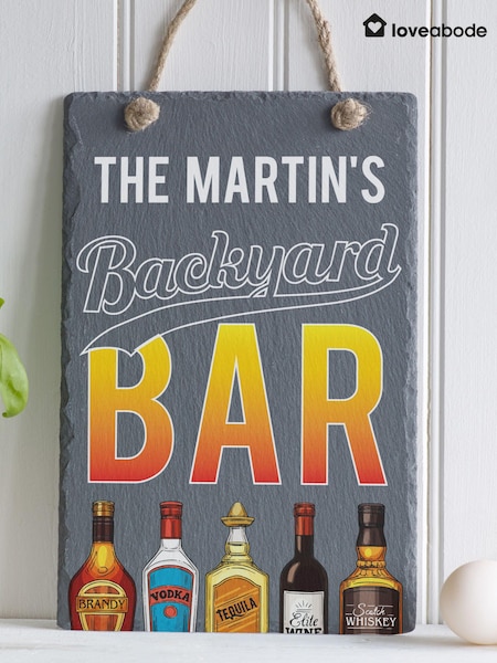 Loveabode Natural Personalised Beer Sign (E95399) | £15