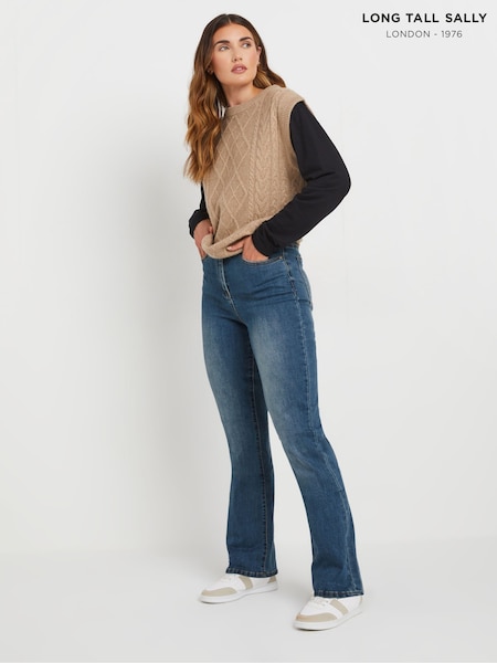 Long Tall Sally Blue Made For Good Bootcut Jeans (E95500) | £54