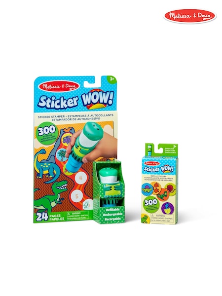 Melissa & Doug Sticker WOW! Dino Bundle (E95783) | £15