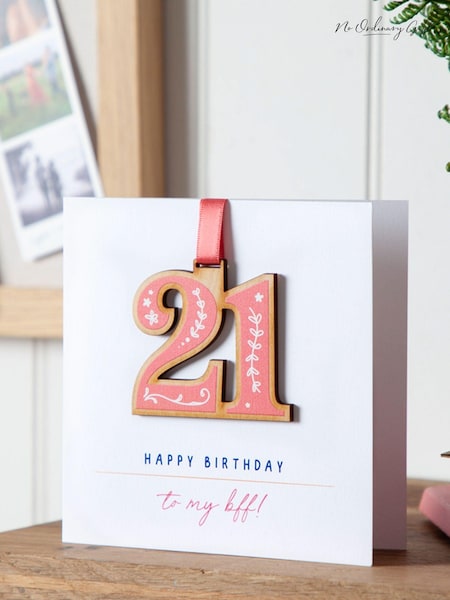 Personalised Big Birthday Hanging Keepsake Card by No Ordinary Gift (E95813) | £12