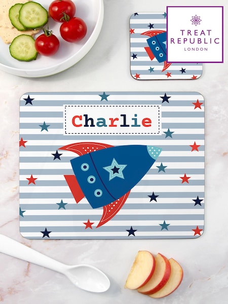 Space Rocket Placemat Set by Treat Republic (E96003) | £20
