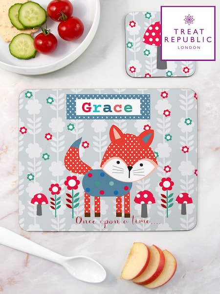 Woodland Fox Placemat Set by Treat Republic (E96022) | £20