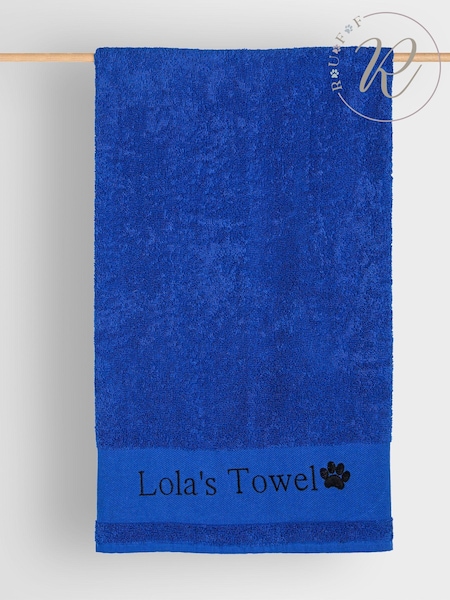 Personalised Dog 100% Cotton Towel by RUFF (E96137) | £22