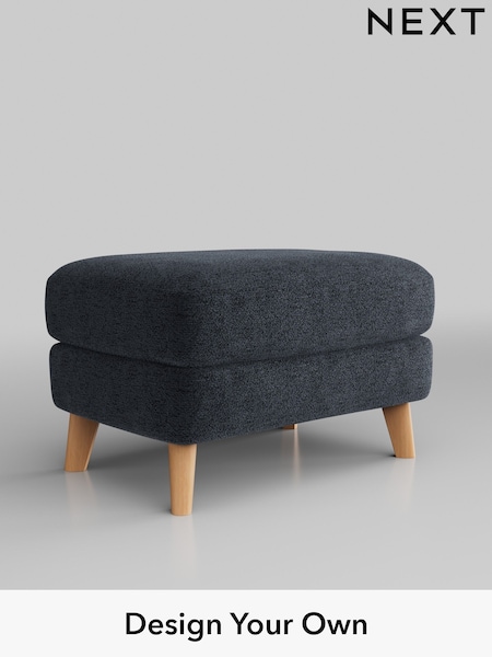 Boucle Chenille/Dark Slate Blue Conway Relaxed Sit (E96189) | £425