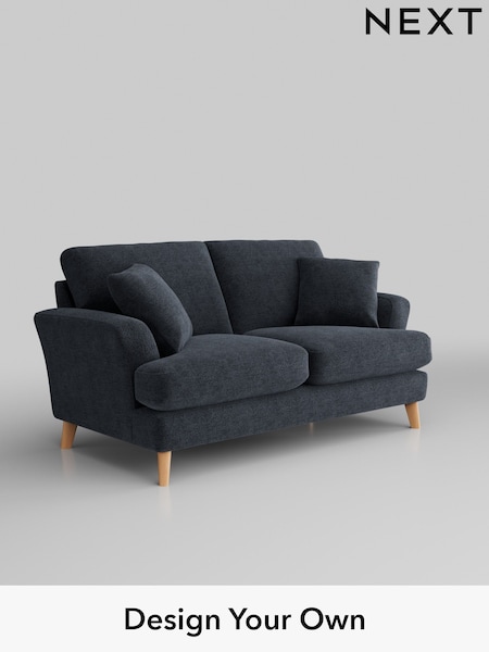 Boucle Chenille/Dark Slate Blue Conway Relaxed Sit (E96189) | £1,250
