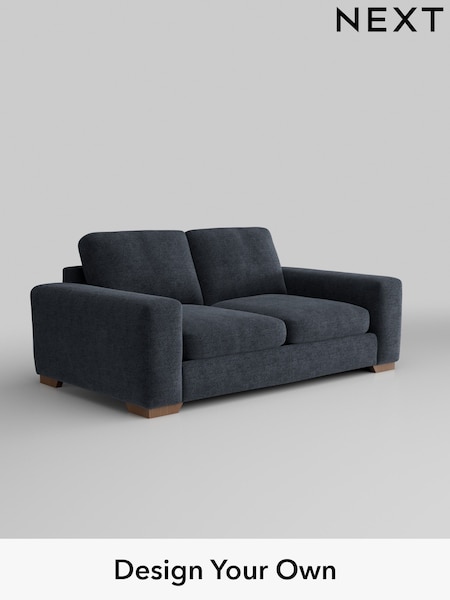 Boucle Chenille/Dark Slate Blue Houghton Deep Sit (E96208) | £1,275