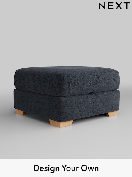 Boucle Chenille/Dark Slate Blue Houghton Deep Relaxed Sit (E96212) | £499