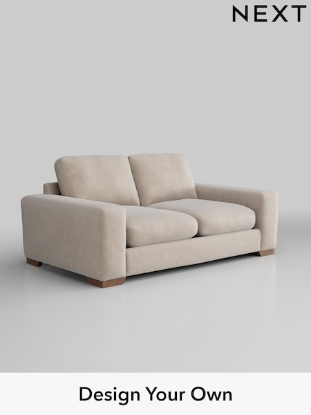 Boucle Chenille/Oyster Houghton Deep Relaxed Sit (E96216) | £1,525