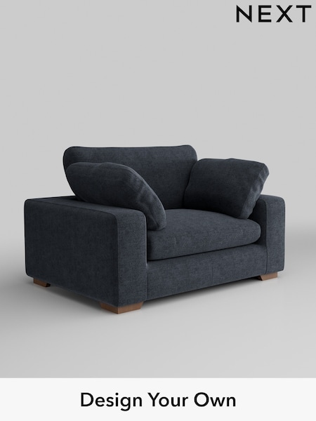Boucle Chenille/Dark Slate Blue N. Premium The Snuggle Grand (E96432) | £1,599