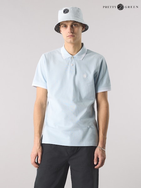 Pretty Green Barton Tip Polo Shirt (E96554) | £60